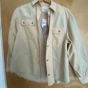 XS Nordstrom Thread + Supply oversized cream shacketNever worn! New with tags